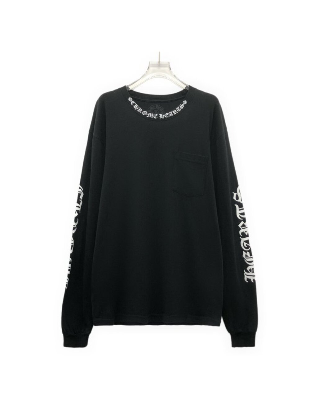 Chrome Hearts Black Cotton Crew Neck Sweatshirt